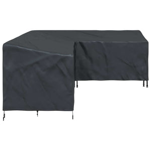 Κάλυμμα επίπλων Μαύρο 250 x 180 x 80 εκ. Ύφασμα Oxford 210D - Pakobazaar