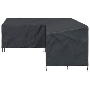 Κάλυμμα επίπλων Μαύρο 250 x 180 x 80 εκ. Ύφασμα Oxford 210D - Pakobazaar