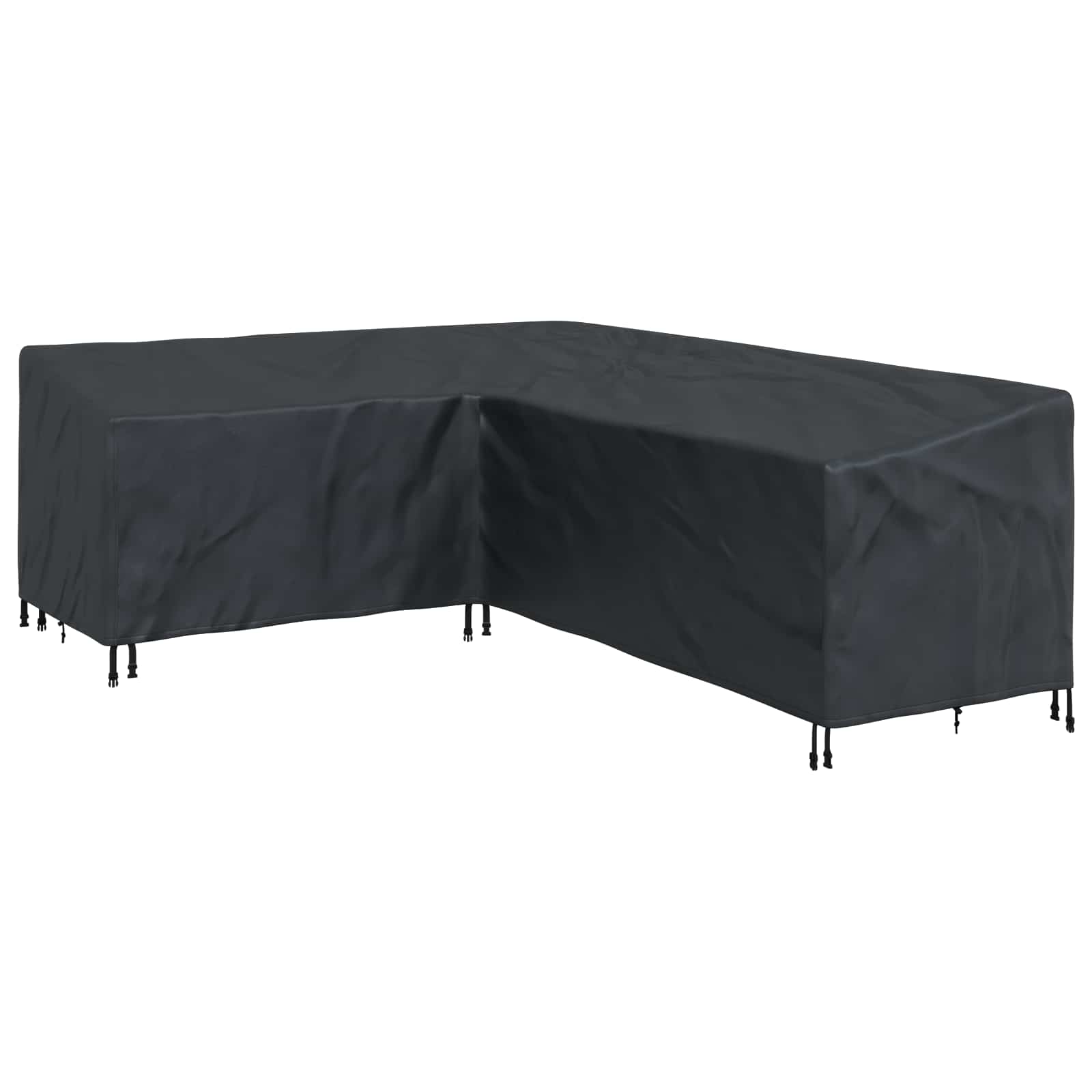 Κάλυμμα επίπλων Μαύρο 250 x 180 x 80 εκ. Ύφασμα Oxford 420D - Pakobazaar