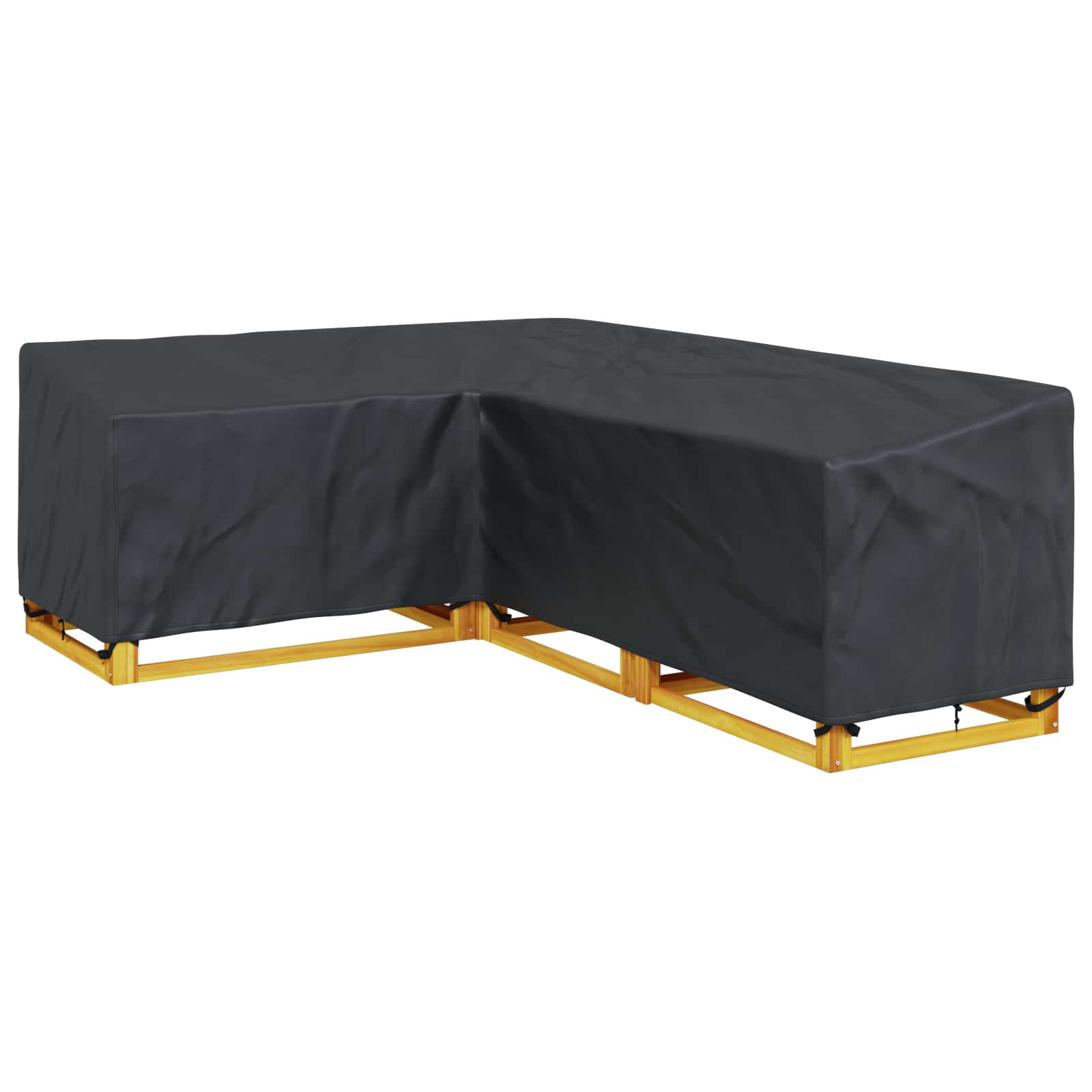 Κάλυμμα επίπλων Μαύρο 250 x 180 x 80 εκ. Ύφασμα Oxford 420D - Pakobazaar