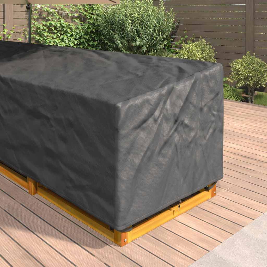 Κάλυμμα επίπλων 330 x 255 x 80 εκ. Ύφασμα Oxford 600D Σχήμα L - Pakobazaar