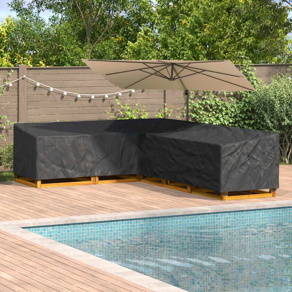 Κάλυμμα επίπλων 330 x 255 x 80 εκ. Ύφασμα Oxford 600D Σχήμα L - Pakobazaar