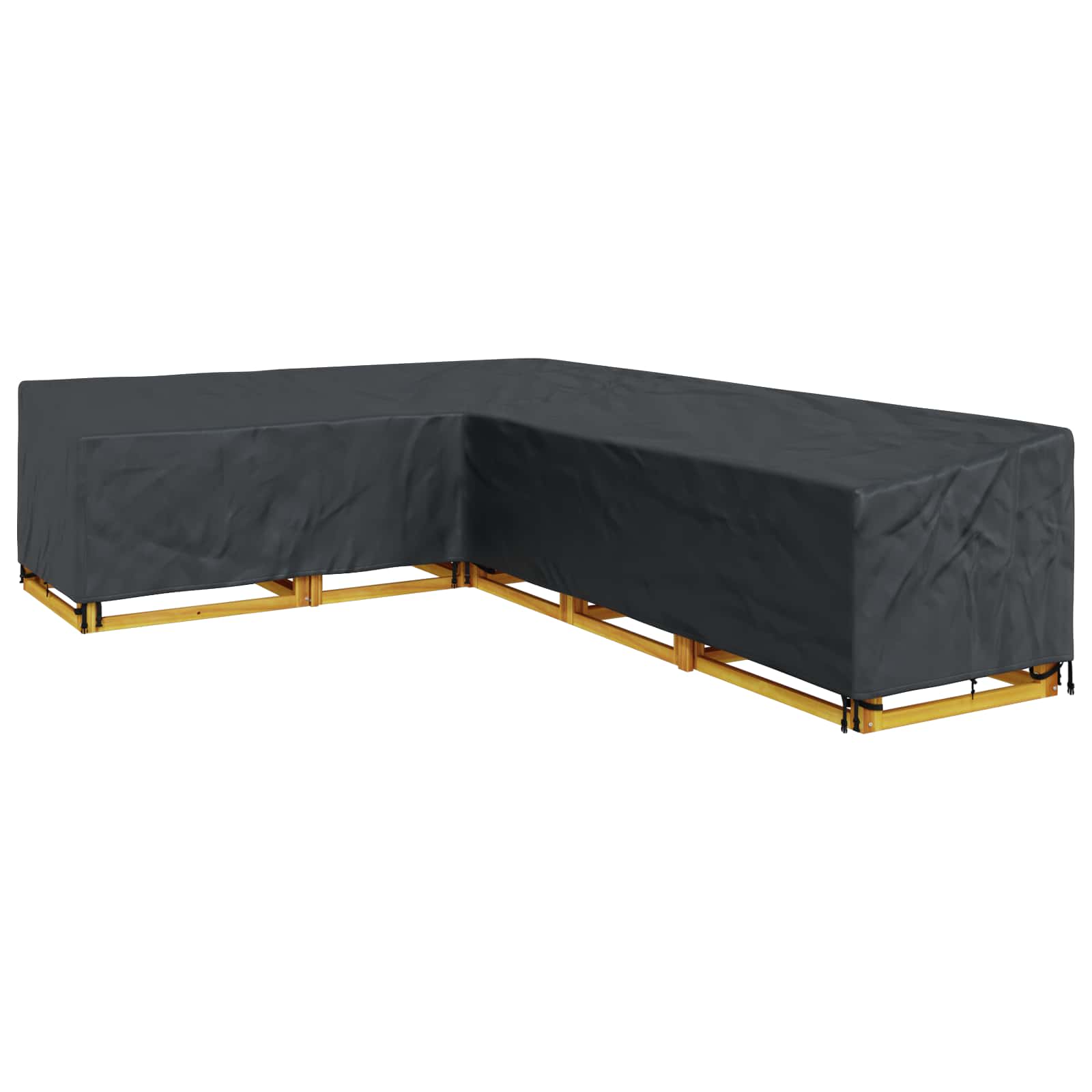 Κάλυμμα επίπλων Μαύρο 355 x 275 x 80 εκ. Ύφασμα Oxford 210D - Pakobazaar