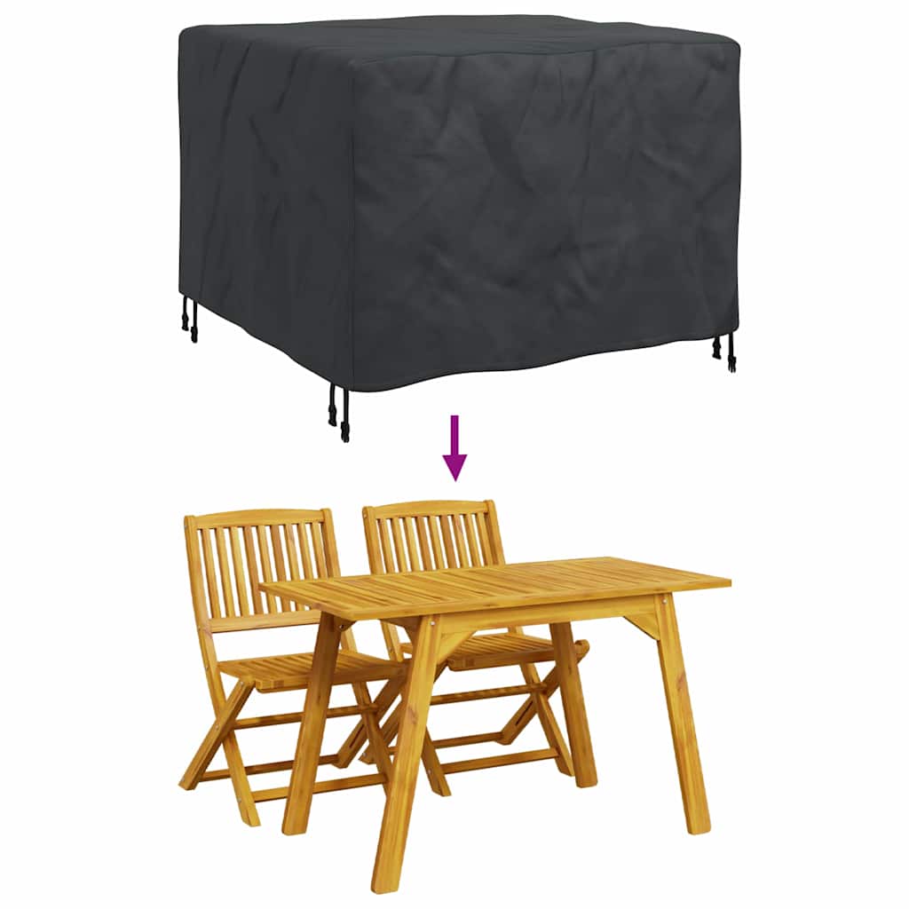 Κάλυμμα επίπλων Μονόχρωμο Μαύρο 100 x 100 x 70 cm 420D
