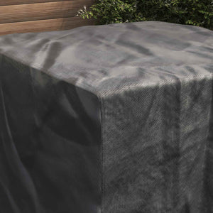 Κάλυμμα επίπλων Μονόχρωμο Μαύρο 113 x 113 x 73 cm 600D