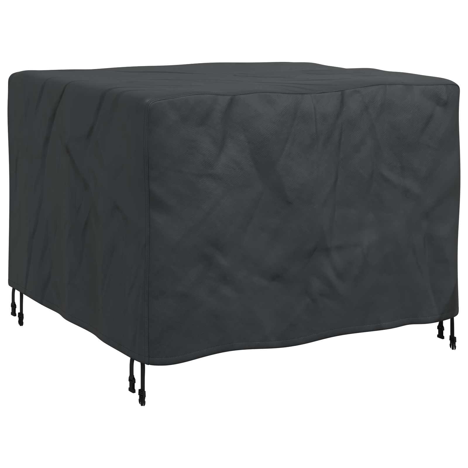 Κάλυμμα επίπλων Μονόχρωμο Μαύρο 113 x 113 x 73 cm 600D