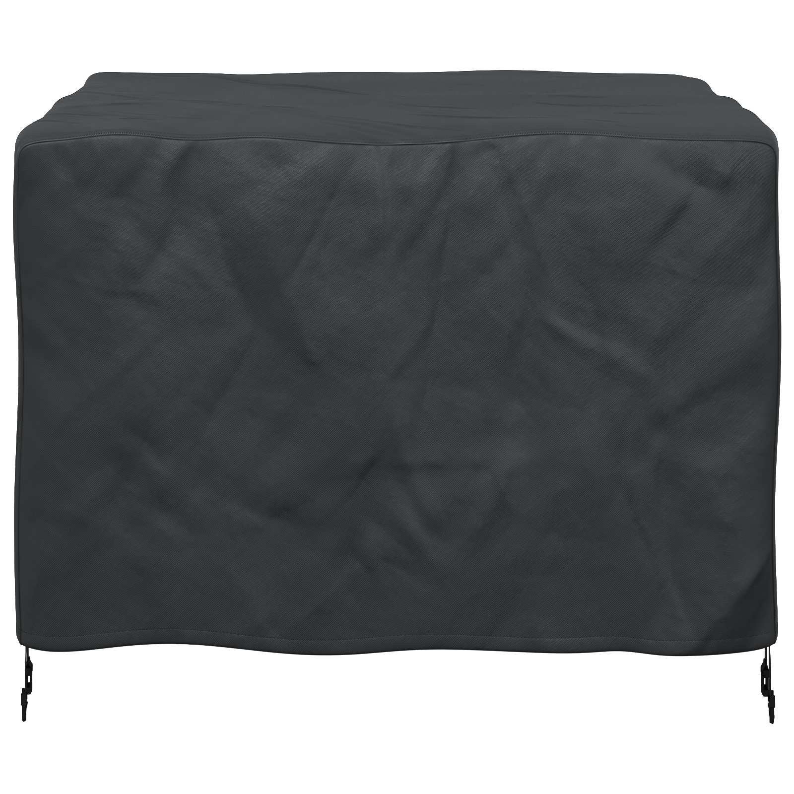 Κάλυμμα επίπλων Μονόχρωμο Μαύρο 113 x 113 x 73 cm 600D