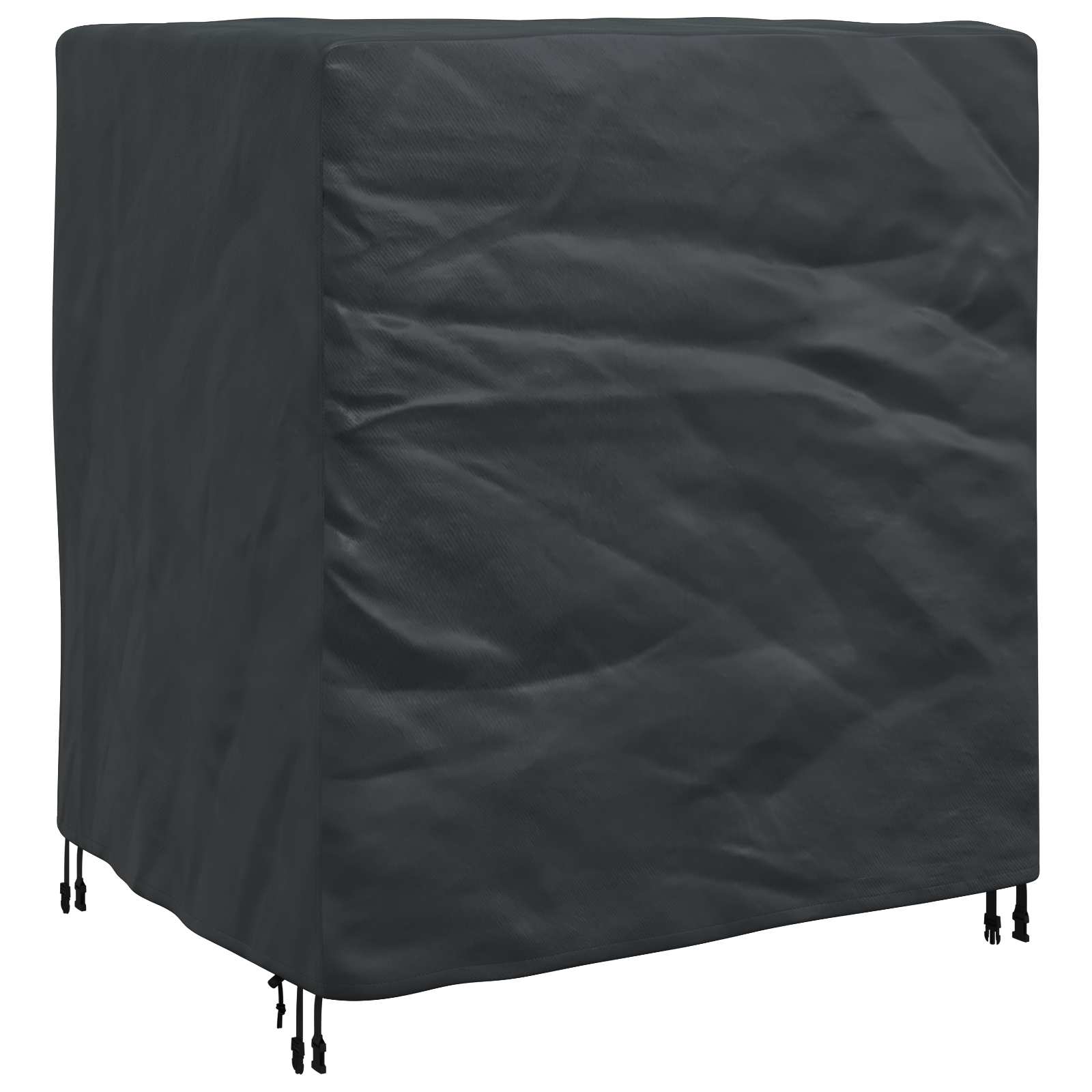 Κάλυμμα επίπλων Μονόχρωμο Μαύρο 116 x 100 x 120 εκ. 420D