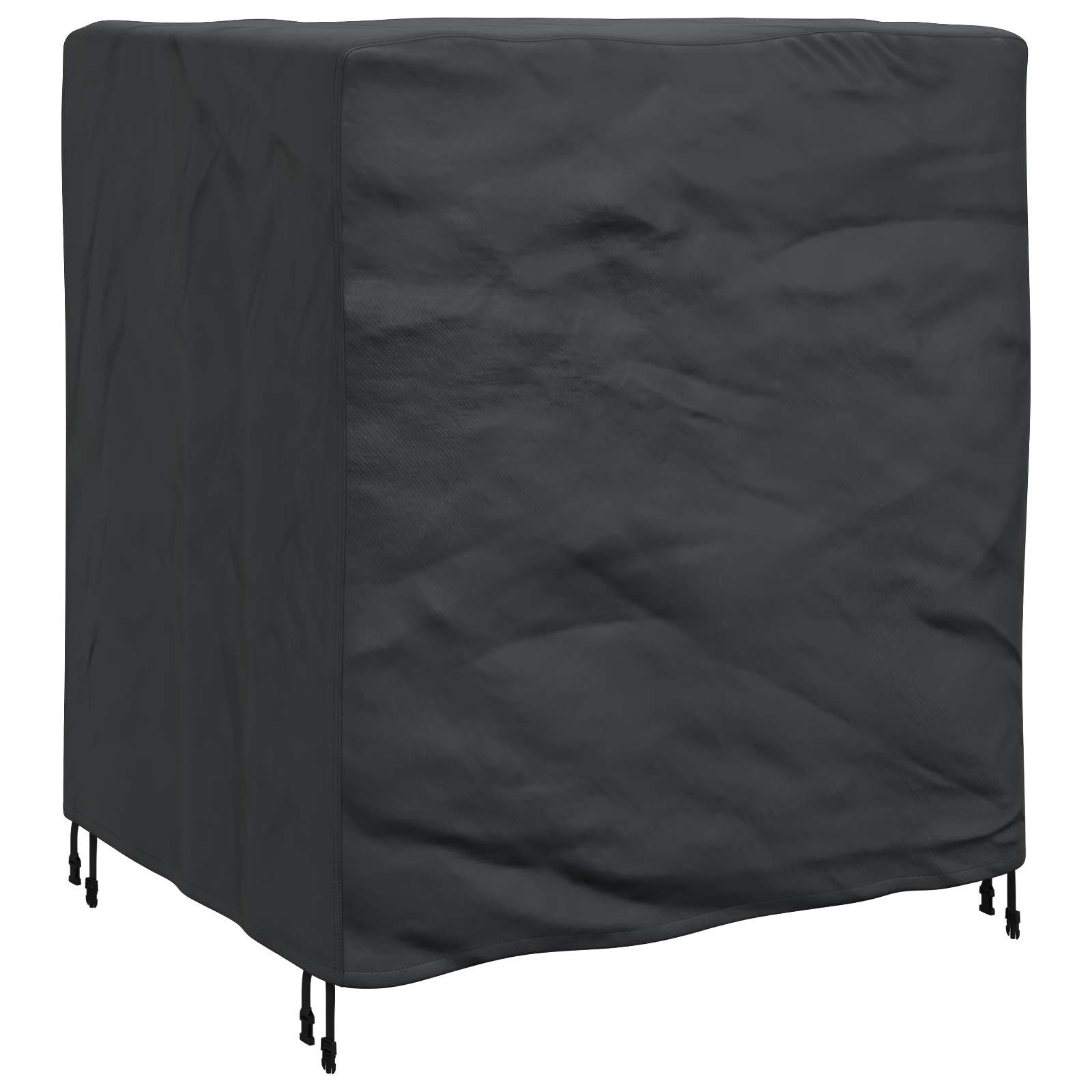 Κάλυμμα επίπλων Μονόχρωμο Μαύρο 116 x 100 x 120 εκ. 420D
