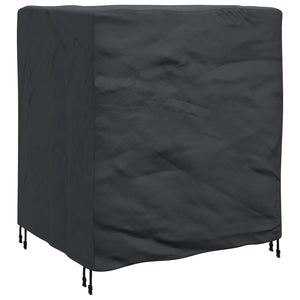Κάλυμμα επίπλων Μονόχρωμο Μαύρο 116 x 100 x 120 εκ. 420D