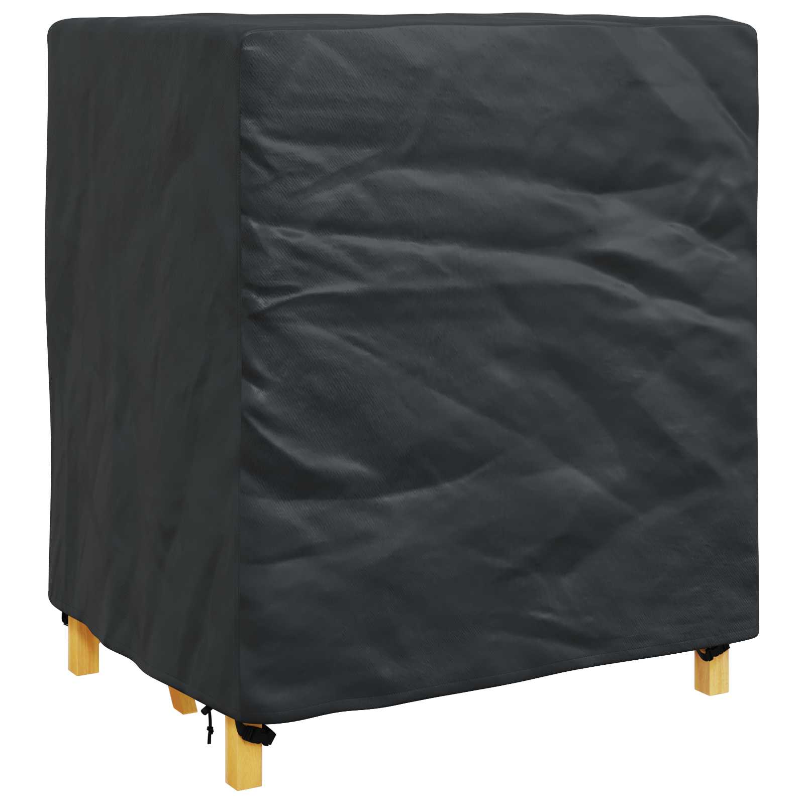 Κάλυμμα επίπλων Μονόχρωμο Μαύρο 116 x 100 x 120 εκ. 420D
