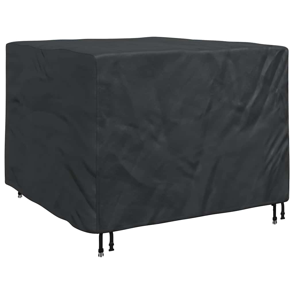 Κάλυμμα επίπλων Μονόχρωμο Μαύρο 125 x 125 x 74 cm ύφασμα - Pakobazaar