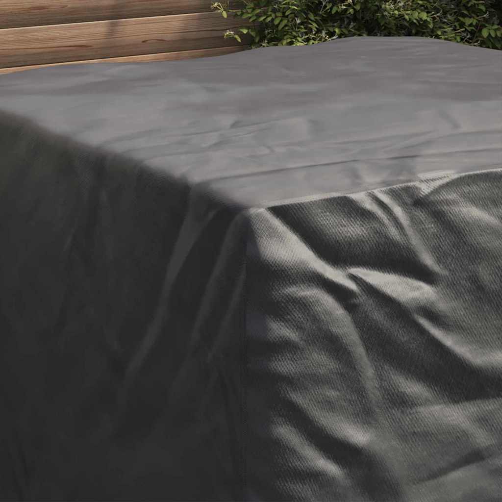 Κάλυμμα επίπλων Μονόχρωμο Μαύρο 125 x 125 x 74 cm ύφασμα - Pakobazaar