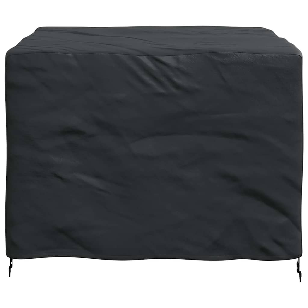 Κάλυμμα επίπλων Μονόχρωμο Μαύρο 125 x 125 x 74 cm ύφασμα - Pakobazaar