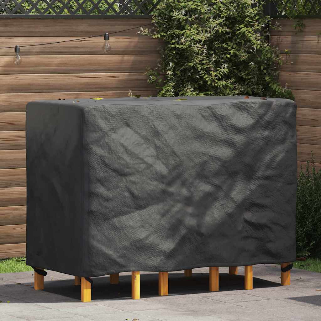 Κάλυμμα επίπλων Μονόχρωμο Μαύρο 130 x 80 x 70 εκ. 210D