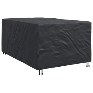 Κάλυμμα επίπλων Μονόχρωμο Μαύρο 143 x 225 x 90 εκ. 420D