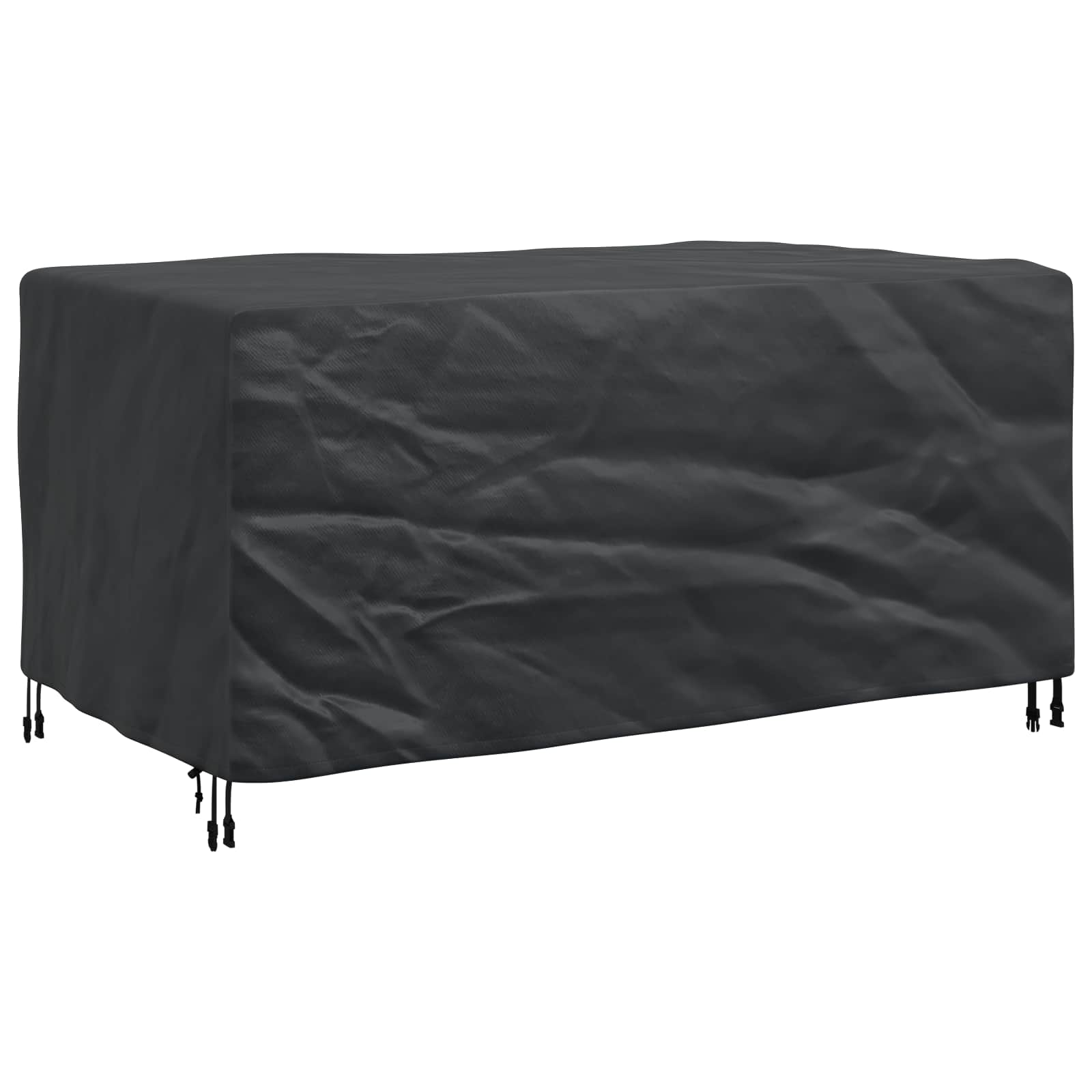 Κάλυμμα επίπλων Μονόχρωμο Μαύρο 160 x 100 x 70 εκ. 600D - Pakobazaar