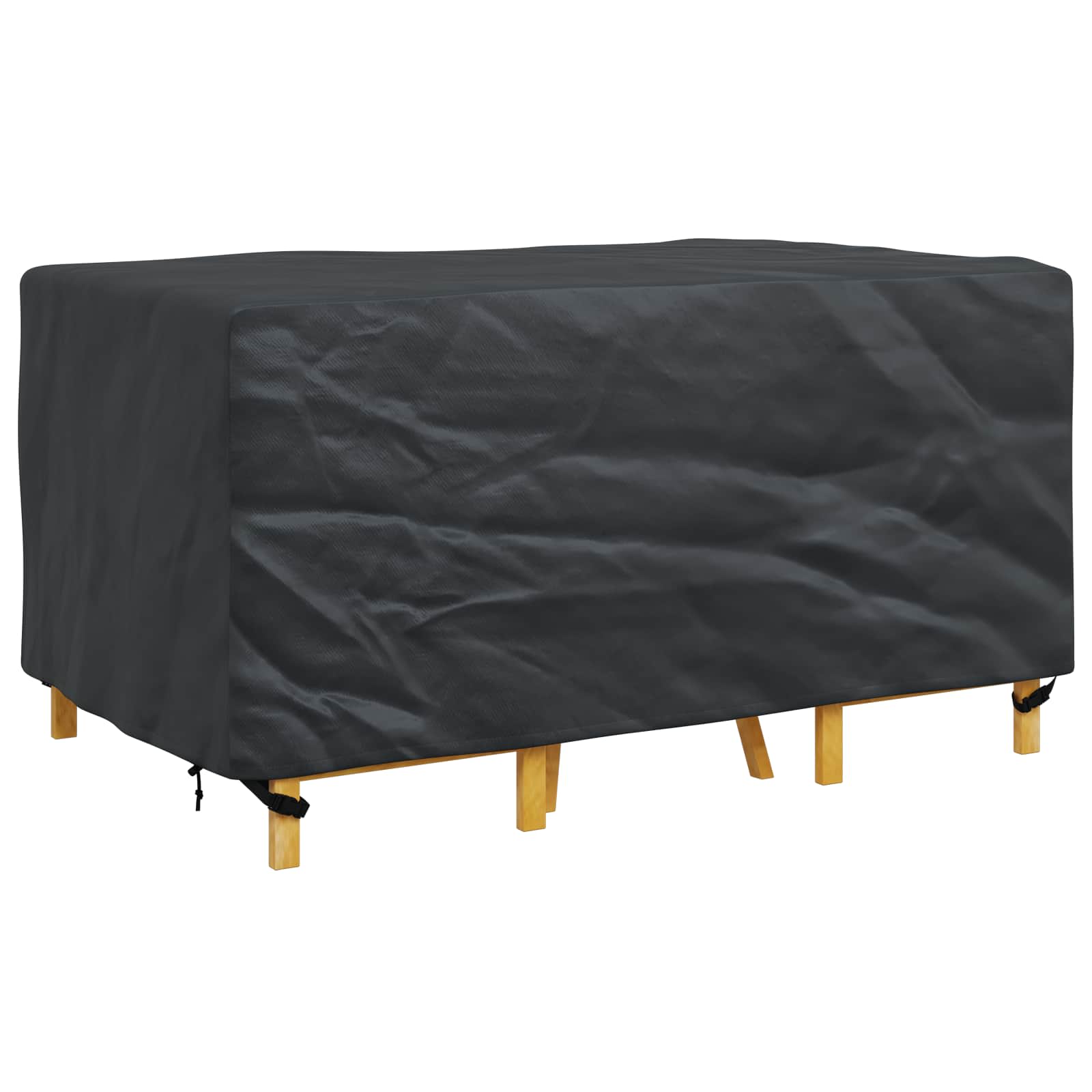 Κάλυμμα επίπλων Μονόχρωμο Μαύρο 160 x 100 x 70 εκ. 600D - Pakobazaar