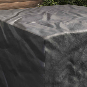 Κάλυμμα επίπλων Μονόχρωμο Μαύρο 150 x 150 x 75 cm 420D