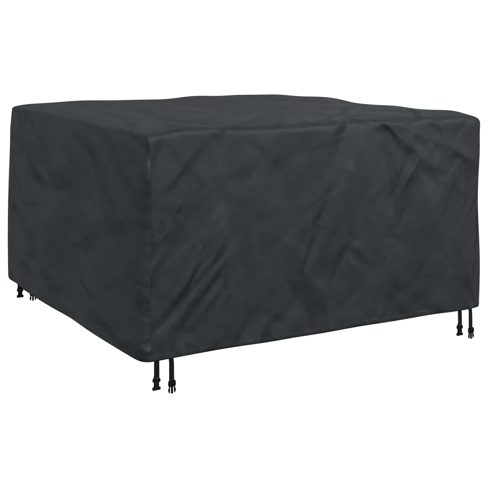 Κάλυμμα επίπλων Μονόχρωμο Μαύρο 150 x 150 x 75 cm 600D