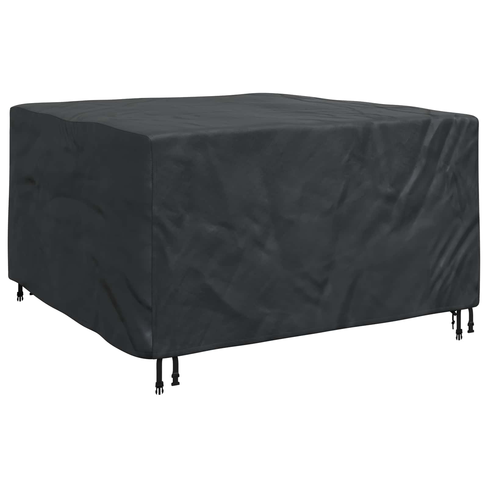 Κάλυμμα επίπλων Μονόχρωμο Μαύρο 150 x 150 x 75 cm 600D