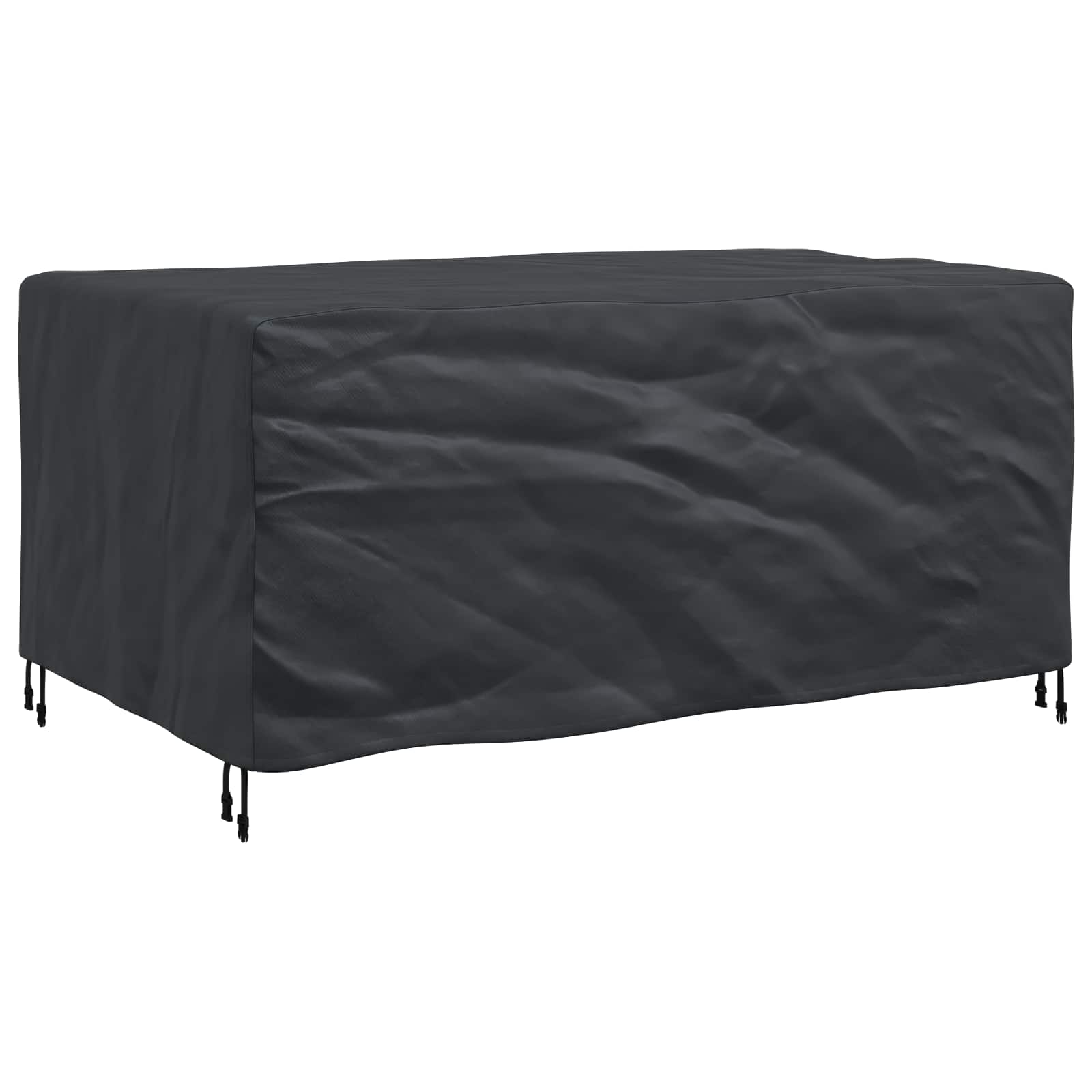 Κάλυμμα επίπλων Μονόχρωμο Μαύρο 170 x 100 x 70 εκ. 600D