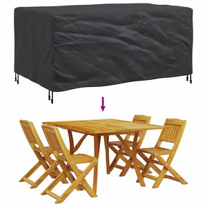 Κάλυμμα επίπλων Μονόχρωμο Μαύρο 172 x 113 x 73 cm 600D