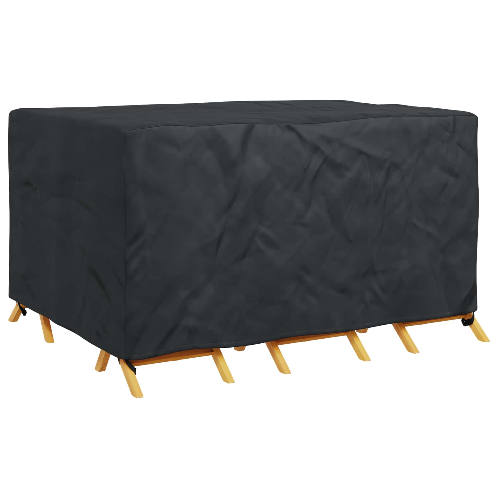 Κάλυμμα επίπλων Μονόχρωμο Μαύρο 180 x 120 x 74 εκ. 420D - Pakobazaar