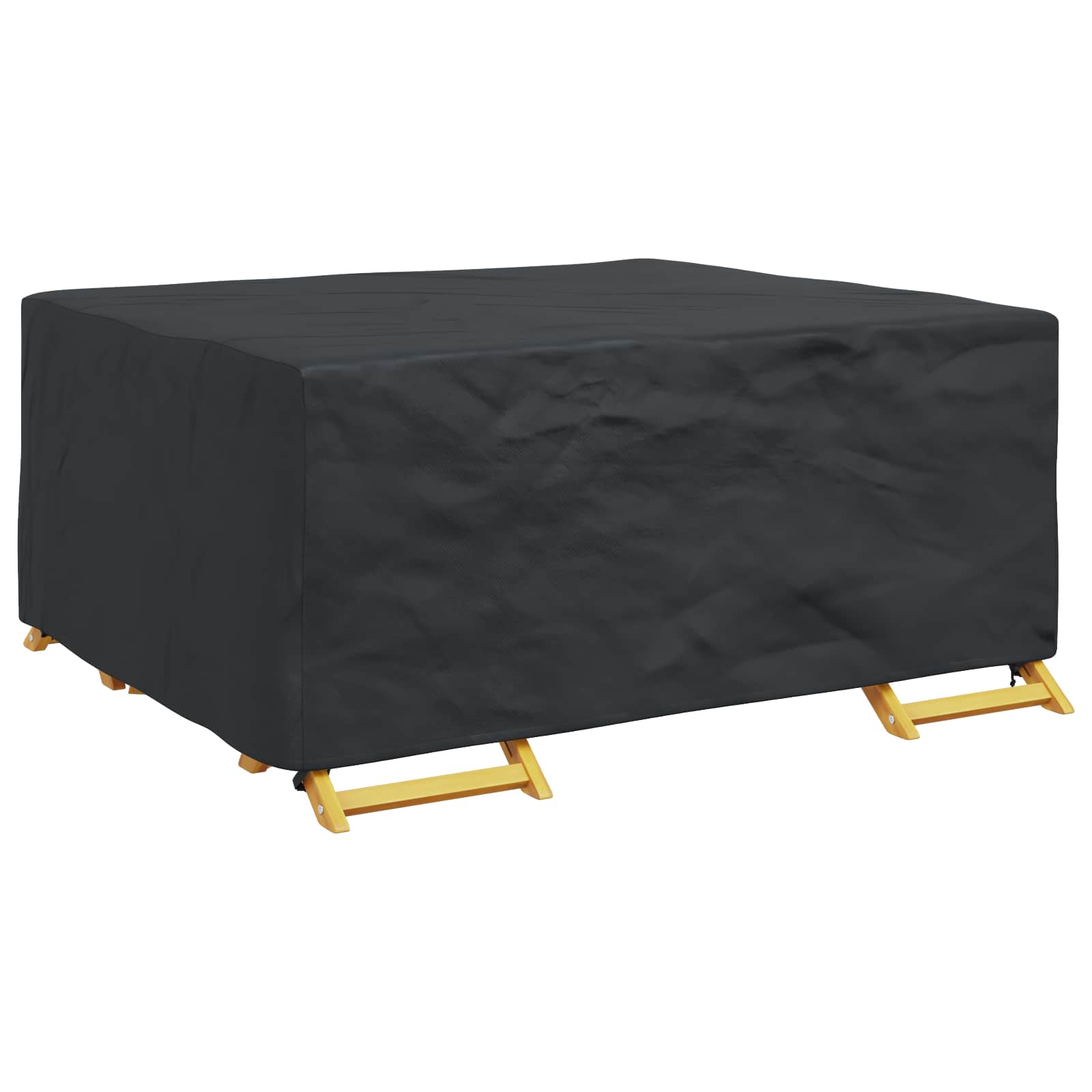 Κάλυμμα επίπλων Μονόχρωμο Μαύρο 200 x 160 x 70 cm 210D - Pakobazaar