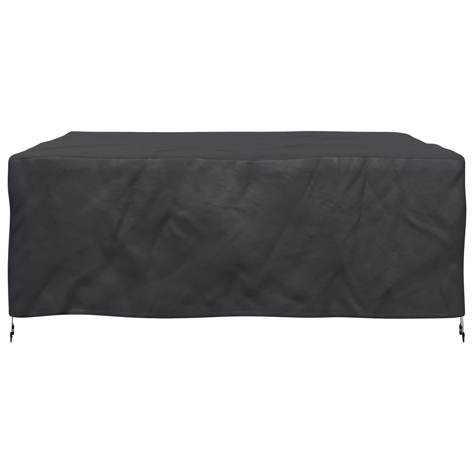 Κάλυμμα επίπλων Μονόχρωμο Μαύρο 200 x 190 x 85 εκ. 600D