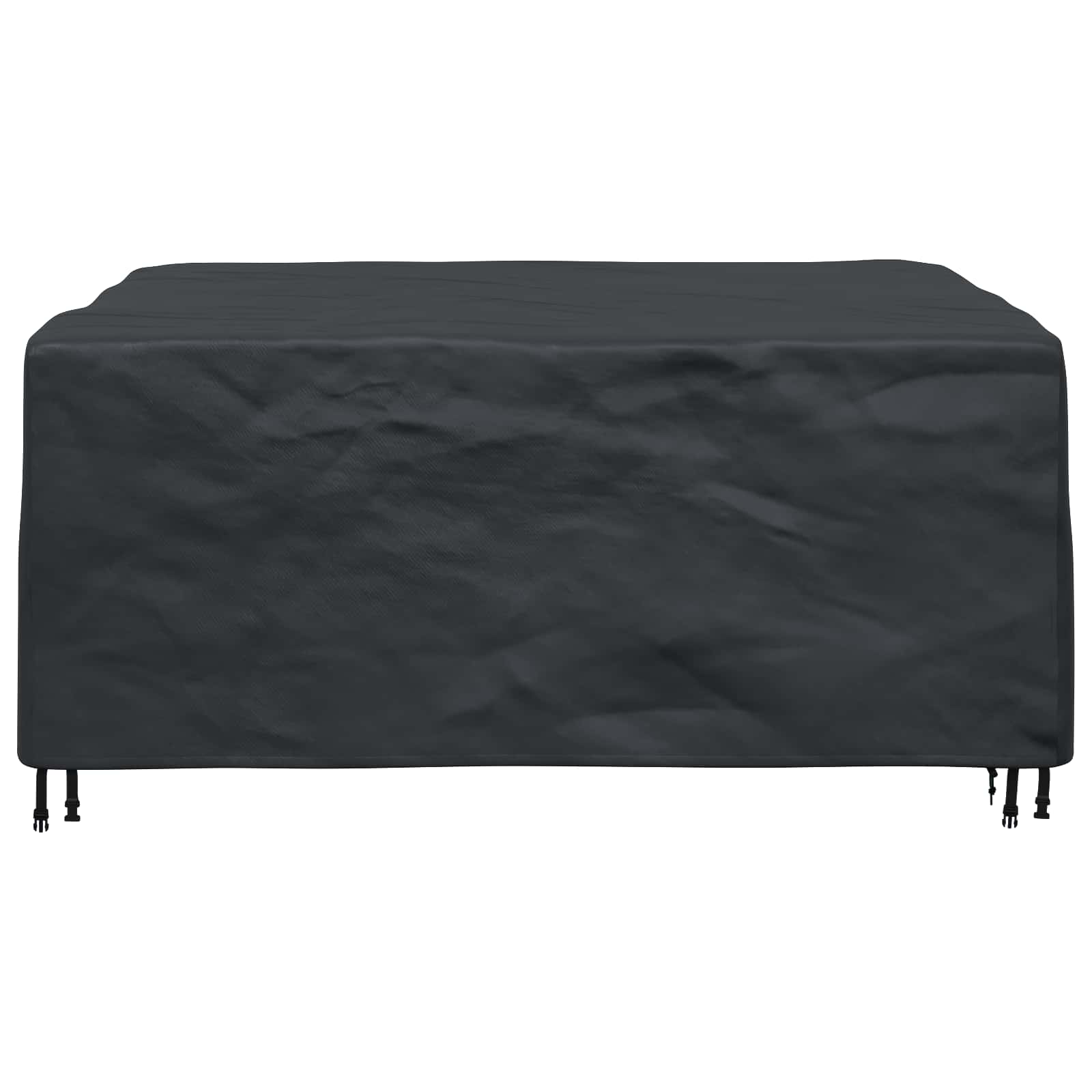 Κάλυμμα επίπλων Μονόχρωμο Μαύρο 200 x 150 x 85 εκ. 600D - Pakobazaar