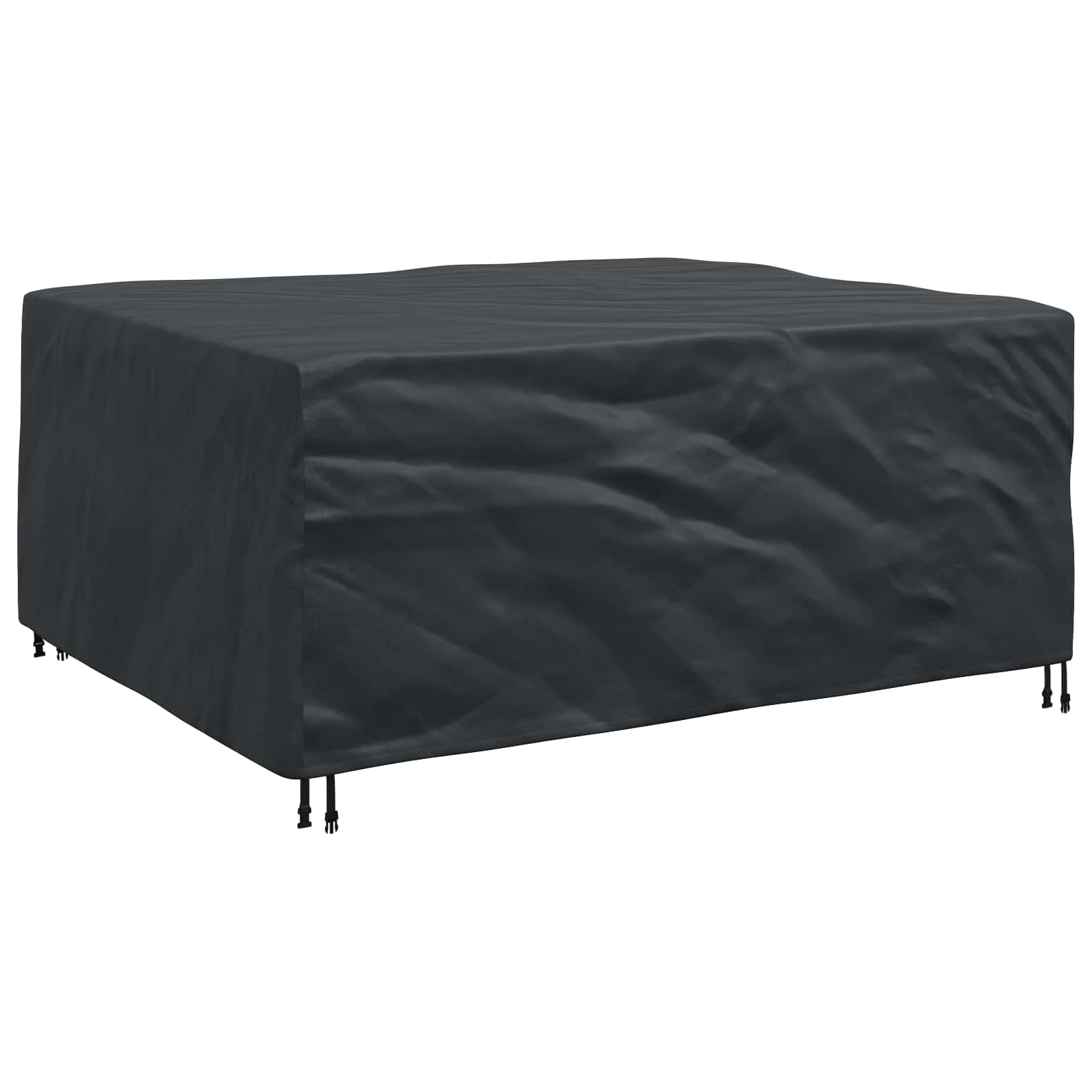 Κάλυμμα επίπλων Μονόχρωμο Μαύρο 200 x 165 x 80 cm 420D