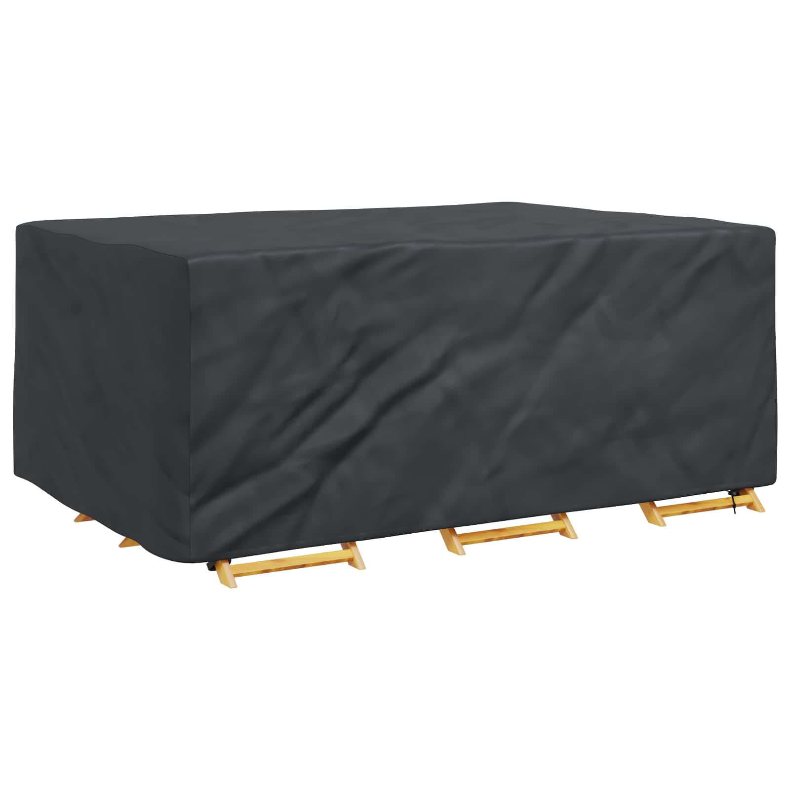 Κάλυμμα επίπλων Μονόχρωμο Μαύρο 210 x 130 x 70 εκ. 420D - Pakobazaar