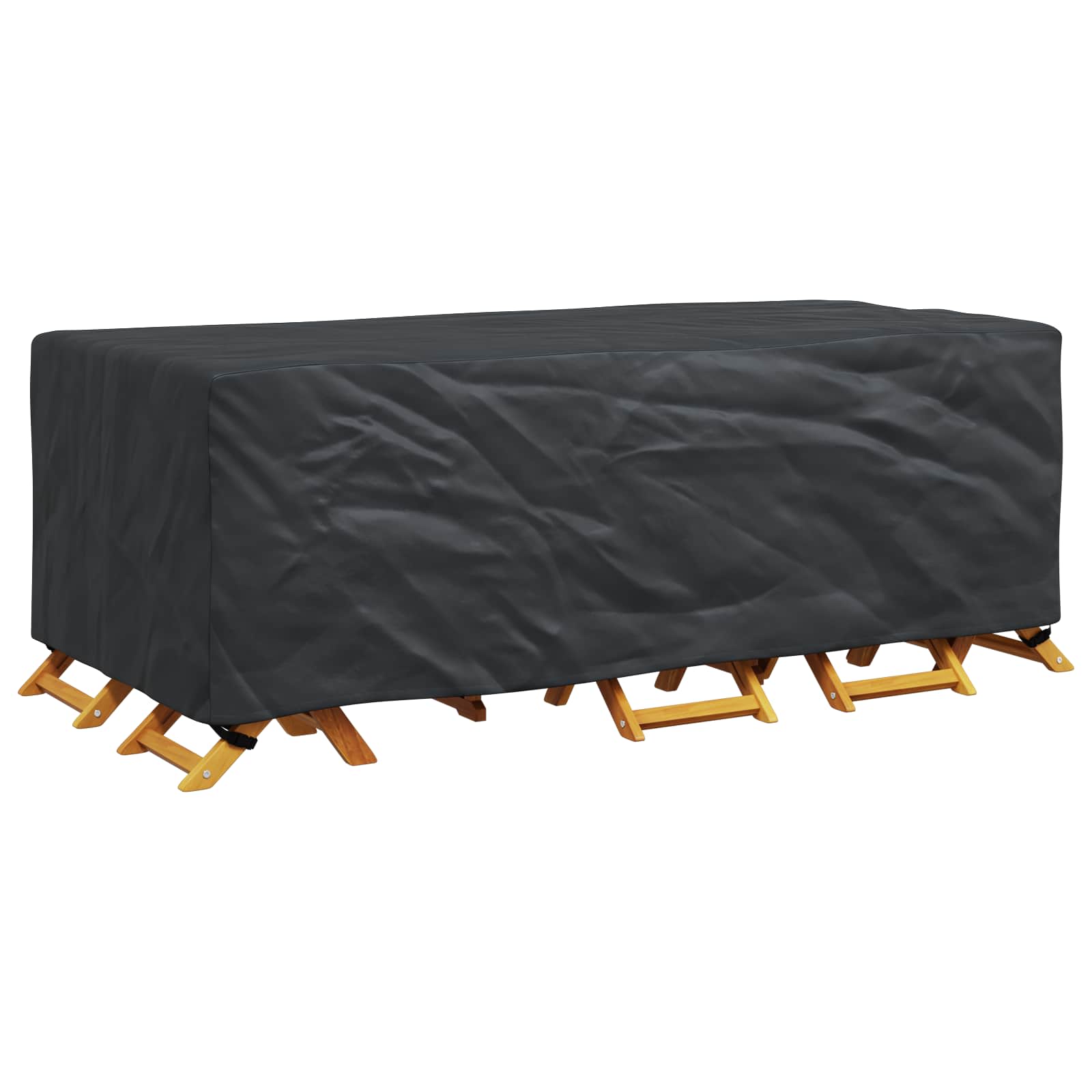 Κάλυμμα επίπλων Μονόχρωμο Μαύρο 220 x 110 x 70 εκ. 420D