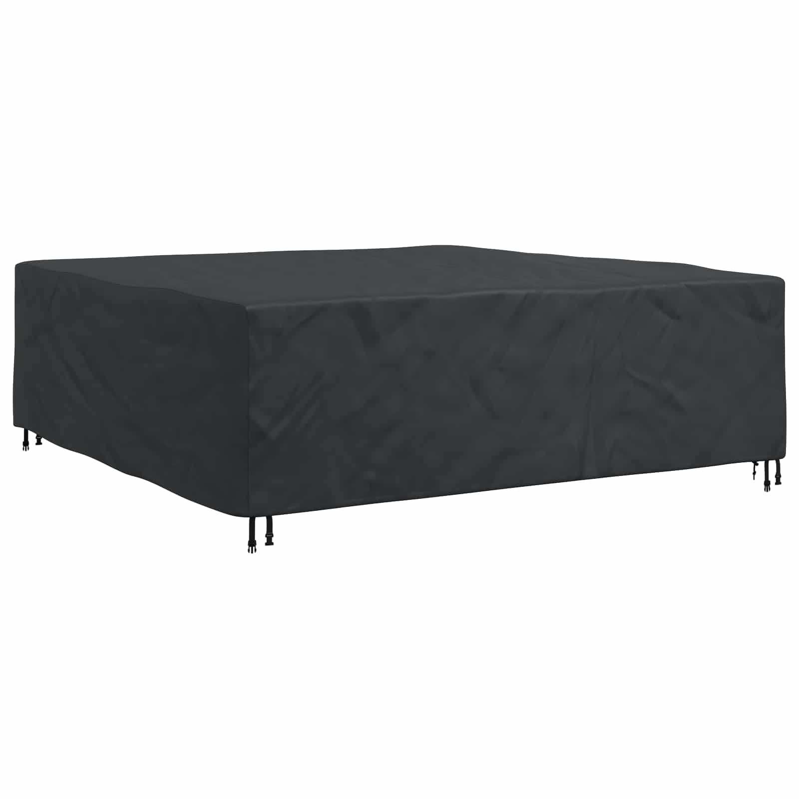 Κάλυμμα επίπλων Μονόχρωμο Μαύρο 220 x 220 x 70 εκ. 600D