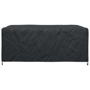 Κάλυμμα επίπλων Μονόχρωμο Μαύρο 220 x 190 x 85 εκ. 600D