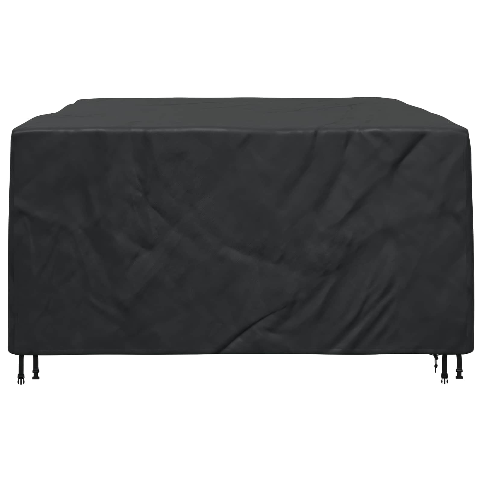 Κάλυμμα επίπλων Μονόχρωμο Μαύρο 220 x 190 x 85 εκ. 600D