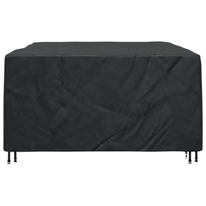 Κάλυμμα επίπλων Μονόχρωμο Μαύρο 220 x 190 x 85 εκ. 600D