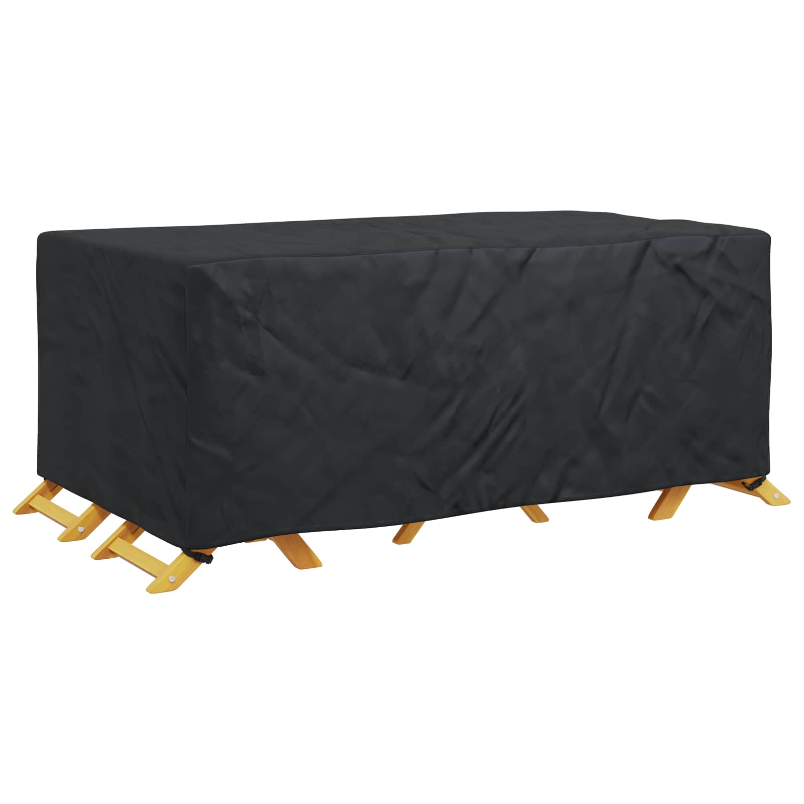 Κάλυμμα επίπλων Μονόχρωμο Μαύρο 240 x 110 x 70 εκ. 420D