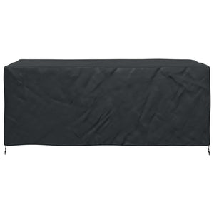 Κάλυμμα επίπλων Μονόχρωμο Μαύρο 240 x 110 x 70 εκ. 600D