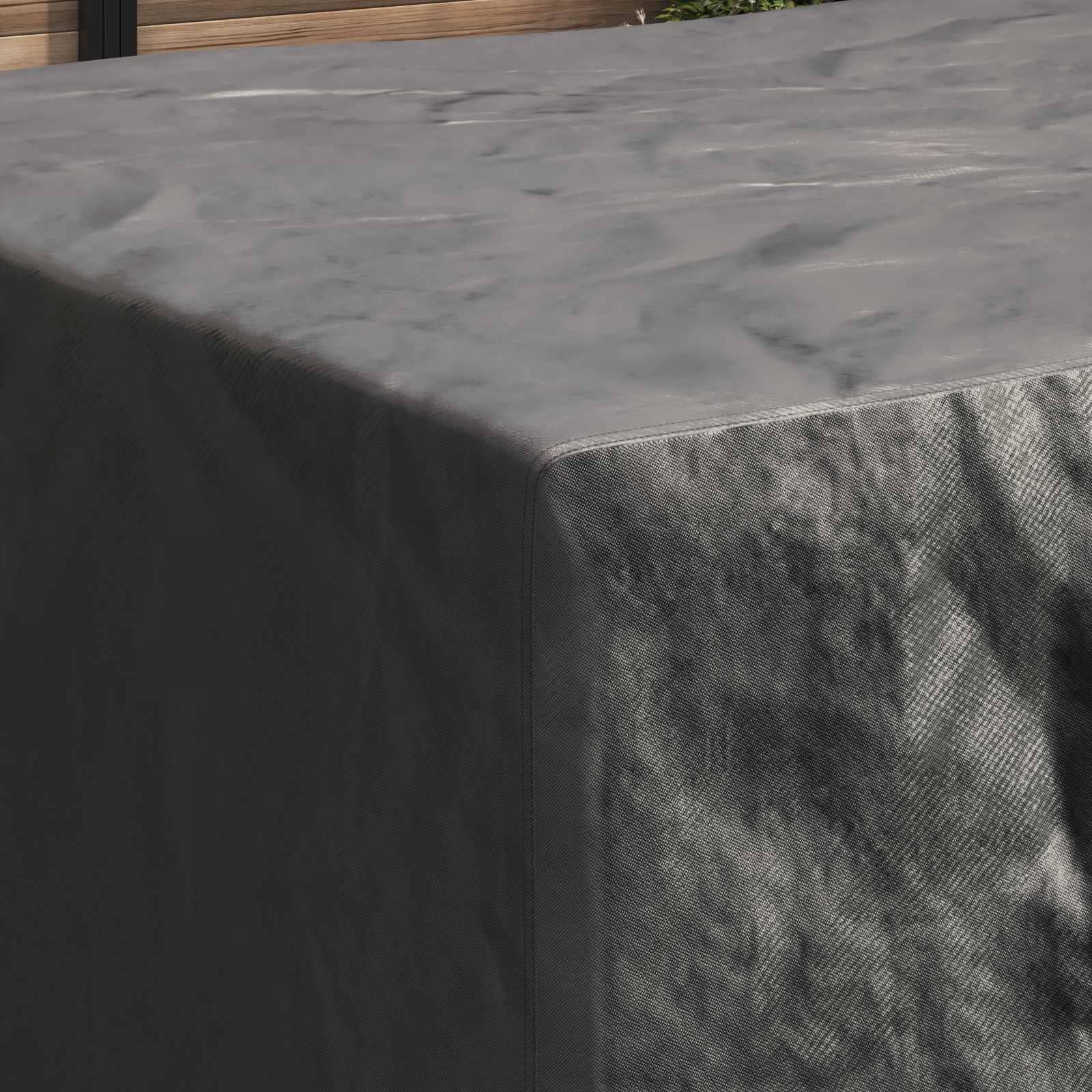 Κάλυμμα επίπλων Μονόχρωμο Μαύρο 240 x 190 x 90 εκ. 210D - Pakobazaar