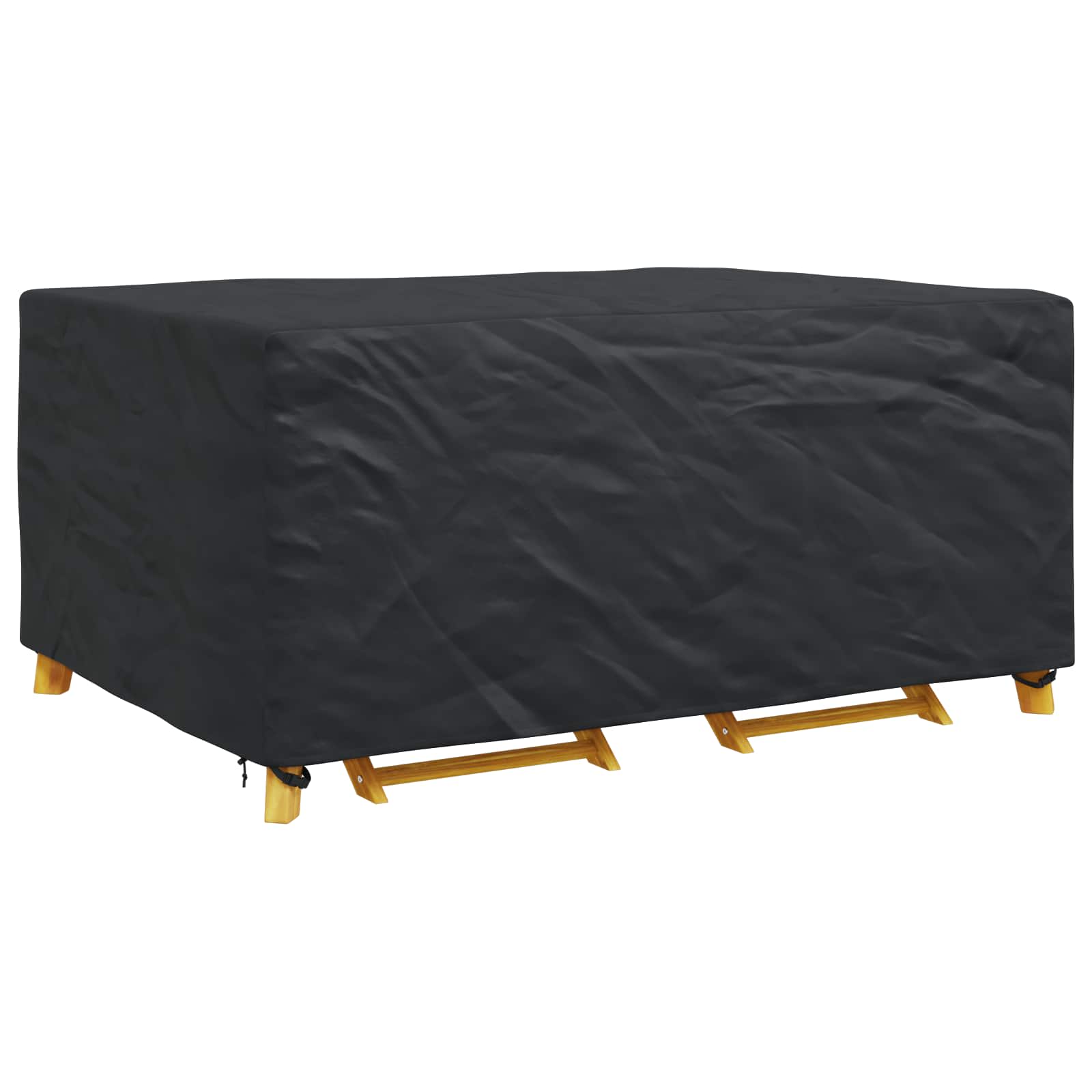 Κάλυμμα επίπλων Μονόχρωμο Μαύρο 240 x 180 x 100 εκ. 600D - Pakobazaar