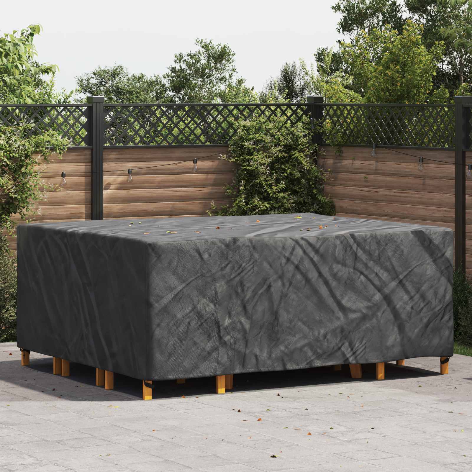 Κάλυμμα επίπλων Μονόχρωμο Μαύρο 250 x 210 x 70 εκ. 420D