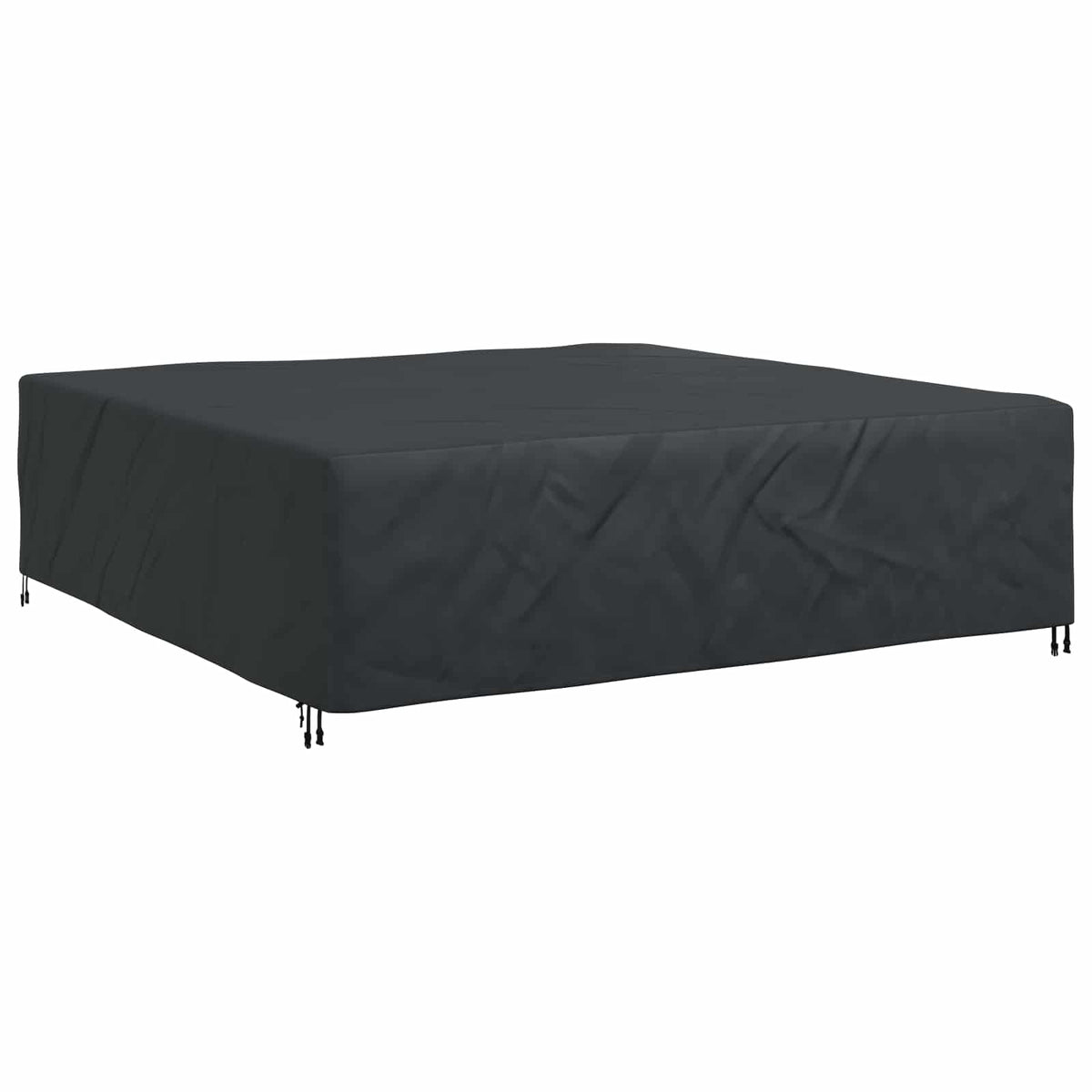 Κάλυμμα επίπλων Μονόχρωμο Μαύρο 260 x 260 x 90 cm 600D - Pakobazaar