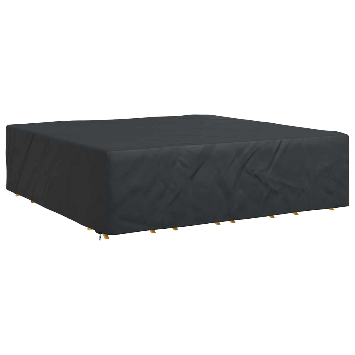 Κάλυμμα επίπλων Μονόχρωμο Μαύρο 260 x 260 x 90 cm 600D - Pakobazaar