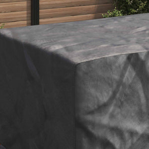 Κάλυμμα επίπλων Μονόχρωμο Μαύρο 270 x 110 x 70 εκ. 420D