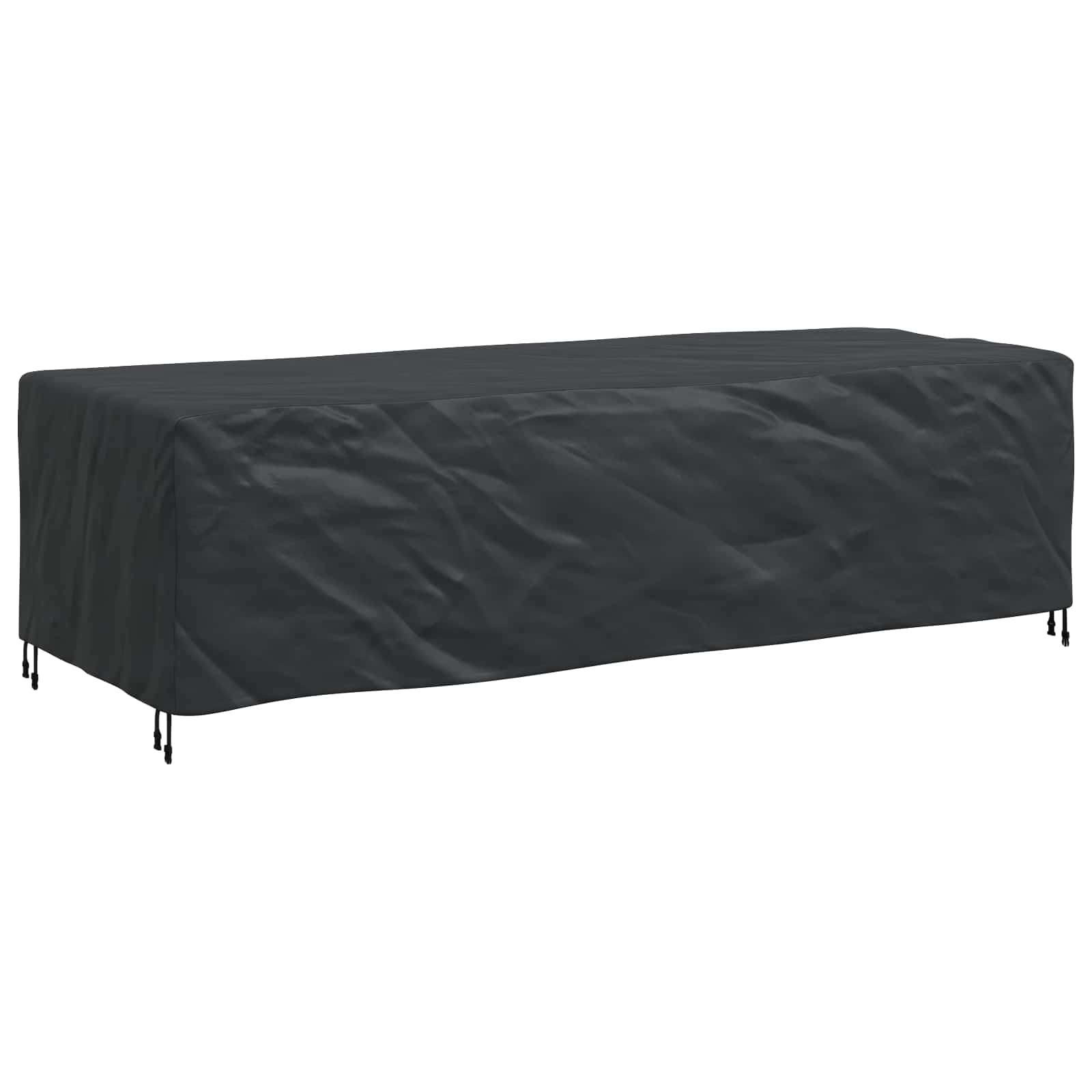 Κάλυμμα επίπλων Μονόχρωμο Μαύρο 270 x 110 x 70 εκ. 600D