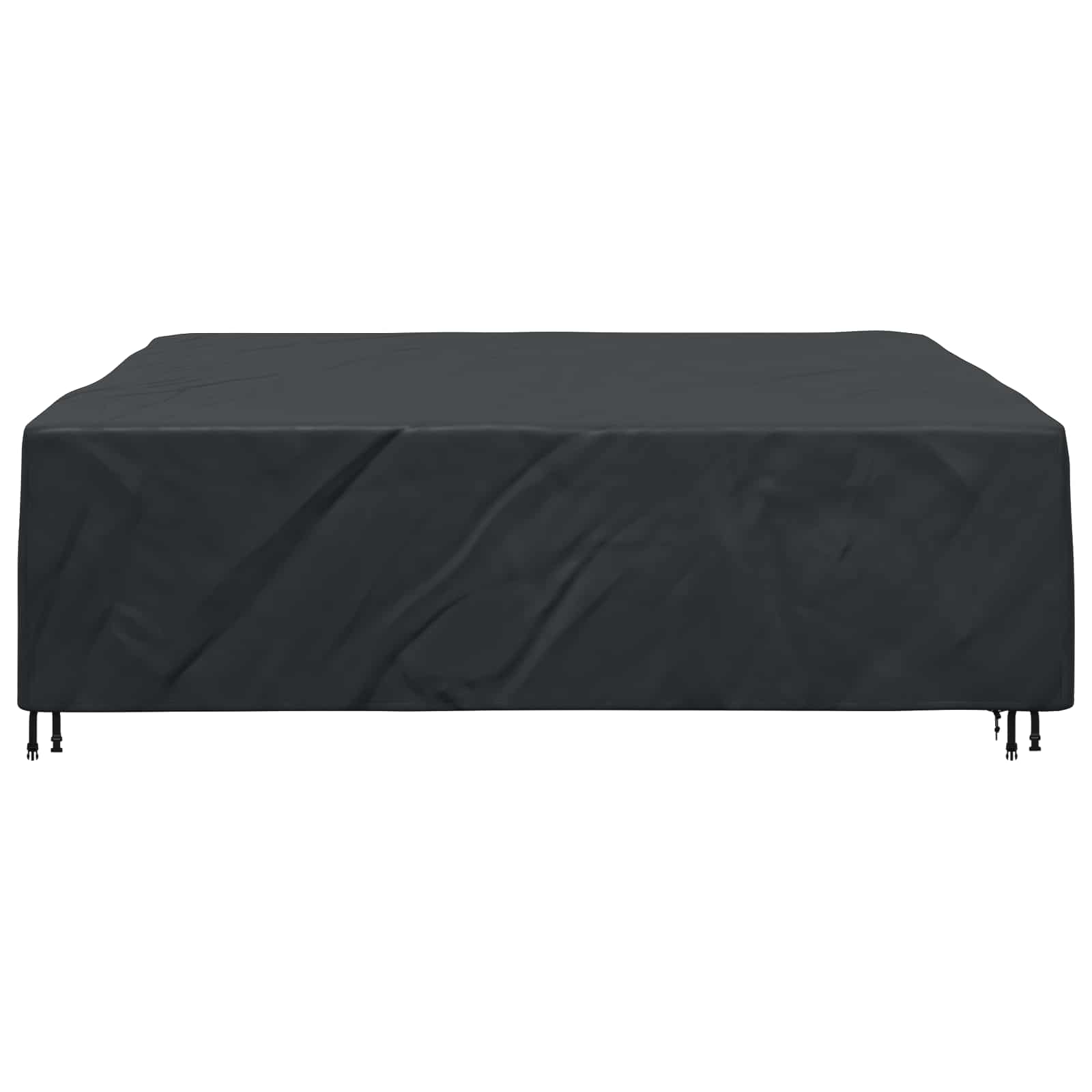 Κάλυμμα επίπλων Μονόχρωμο Μαύρο 275 x 275 x 70 εκ. 600D - Pakobazaar
