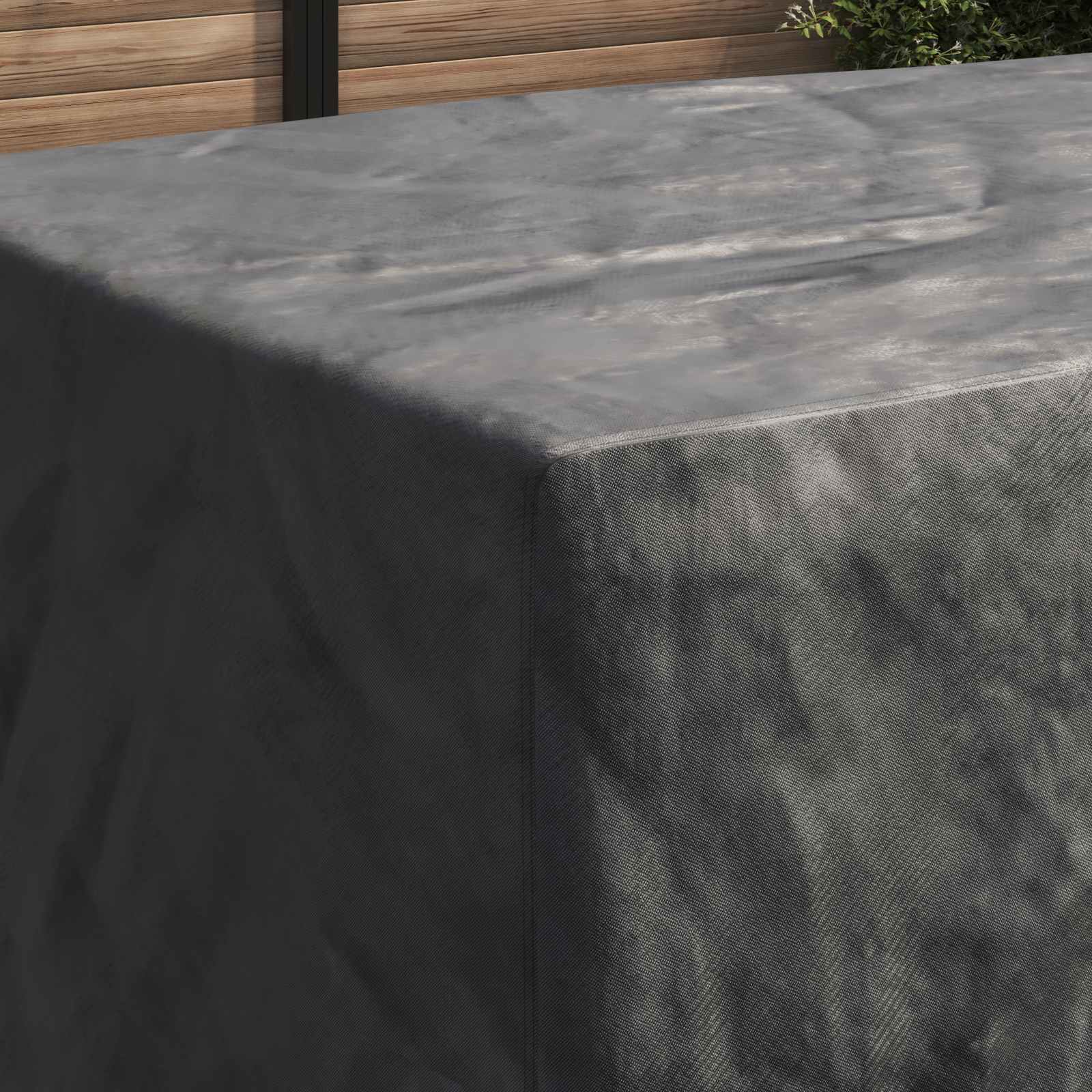 Κάλυμμα επίπλων Μονόχρωμο Μαύρο 300 x 140 x 90 cm 210D