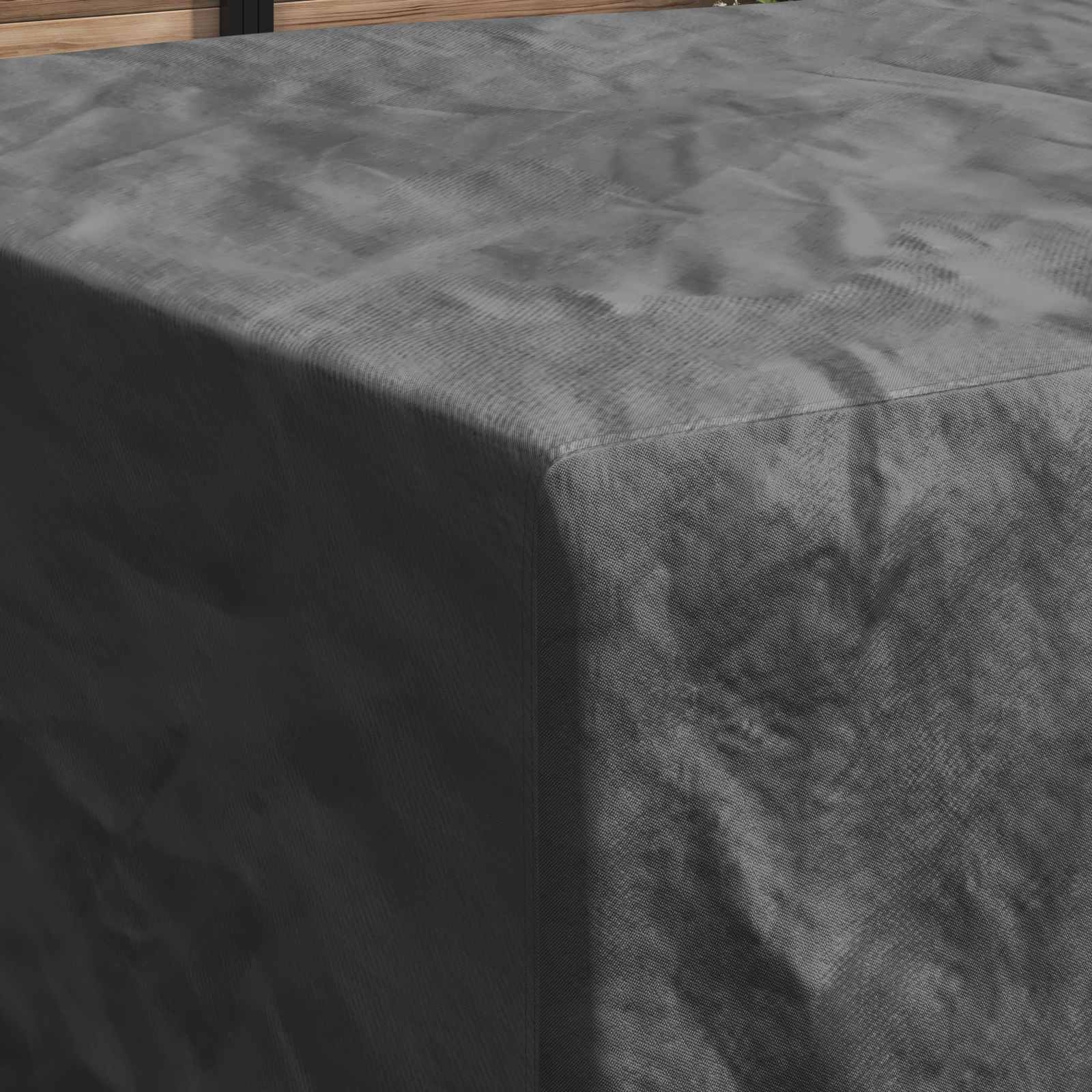 Κάλυμμα επίπλων Μονόχρωμο Μαύρο 300 x 200 x 90 cm 600D
